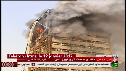 Iran : un immeuble s'effondre à Téhéran lors d'une intervention des pompiers