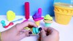 Play Doh Ice Cream Cone Container Playset Playdough Ice Cream Popsicles Sundaes Toys