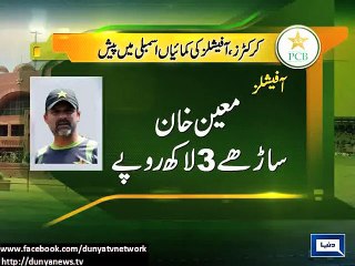 Find out how much cricket players and PCB officials are paid