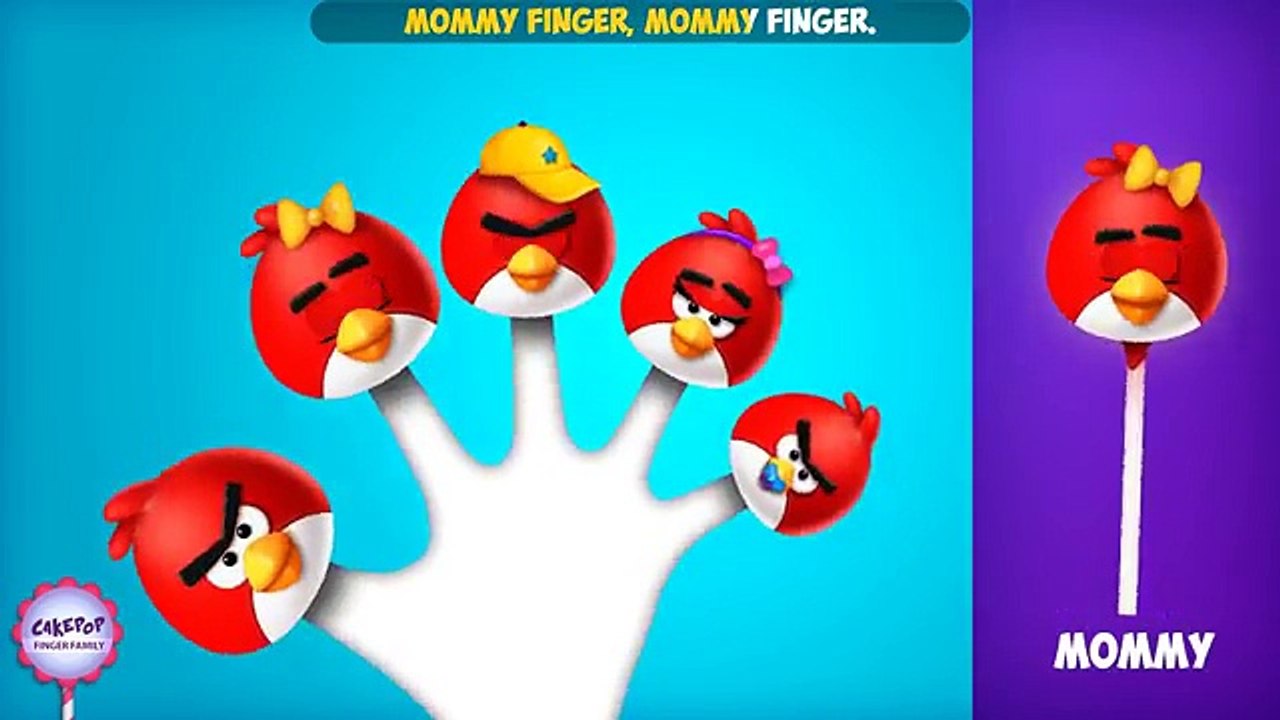 The Finger Family Angry Birds Family Nursery Rhyme
