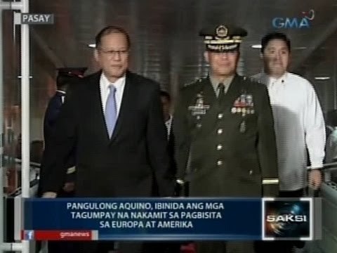 Saksi: PNoy, ibinida ang mga tagumpay na nakamit sa pagbisita sa Europa at Amerika