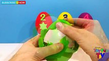 PLAY-DOH Surprise Eggs Learn To Count Numbers Mario Amiibo Disney Infinity Skylanders Educational