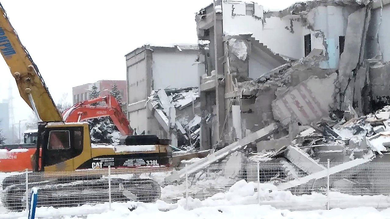 Business Park Sofia Building 13 demolition part 2