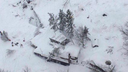 One dead, up to 30 missing, after avalanche hits central Italian hotel