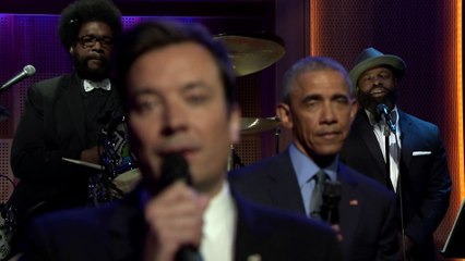 Скачать видео: President Obama et jimmy fallon