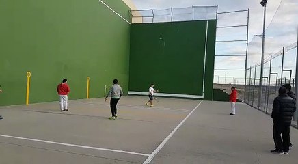 Frontenis 2ªA Rivas vs Taxi ultimo tanto emocionante 2ª partida