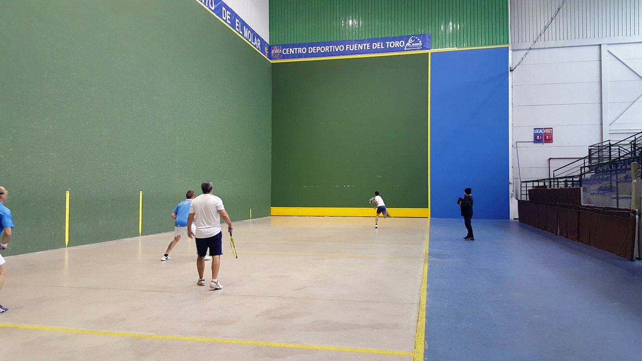 Frontenis honor 1ª partida Molareño vs Rivas  set 2