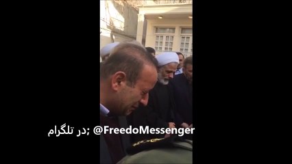 سخنان فاطمه هاشمی خطاب به فیروزآبادی بالای سر پیکر پدر پدر من فتنه نبود پدر من کشورش رو دوست داشت