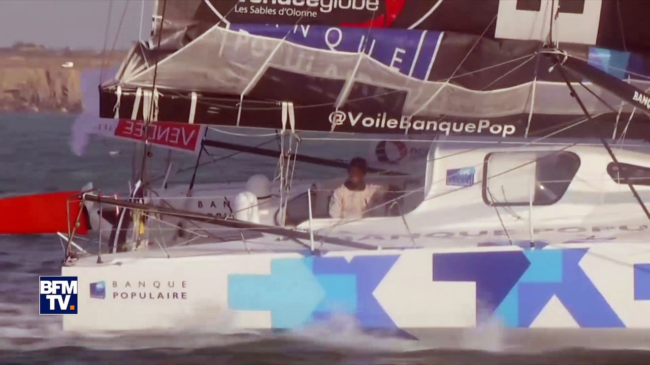 Le Cléac'h revient sur son parcours: "J'ai cassé une voile dans le Pacifique"