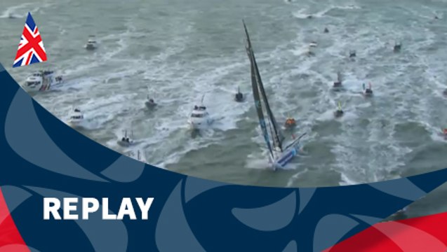 D74 : Arrival of the winner : Armel Le Cléac'h / Vendée Globe