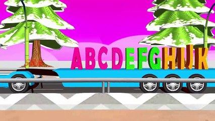 ABCD Alphabet Bus Songs For Children | Toddlers Rhymes | Best Videos For KIDs