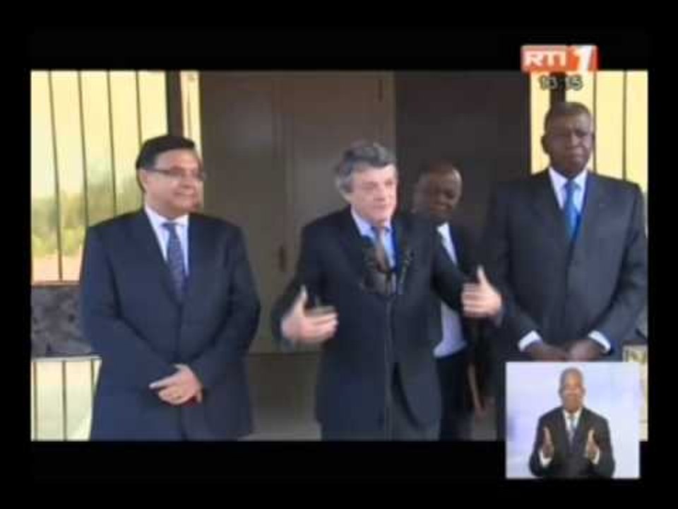 RTI - Audience accordée à Jean Louis Borloo  par le chef de l'Etat Alassane Ouattara