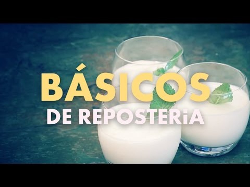 5 Recetas básicas de repostería | POSTRES para principiantes