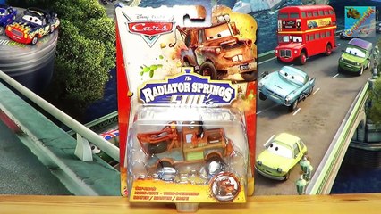 Download Video: Disney Cars Toon Radiator Springs 500 1/2, new Diecast Off Road Mater 1:55 scale Mattel