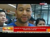 BT: Concert ni John Legend sa Araneta Coliseum, mamayang gabi na