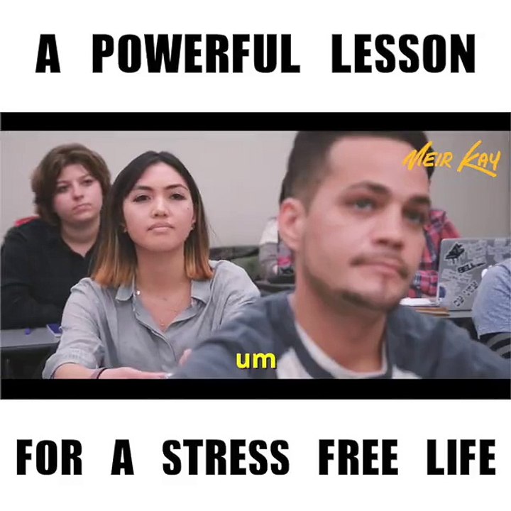 an amzing lesson for our lives
