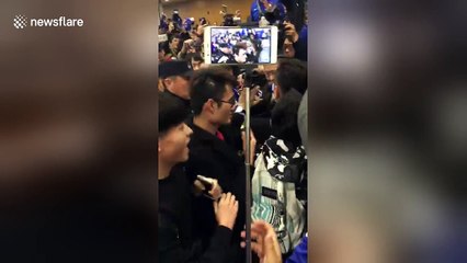 Carlos Tevez gets hero's welcome from Shanghai Shenhua fans at airport