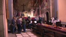 Una iglesia de Barcelona protege a los 'sin techo' del frío