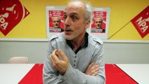 Philippe Poutou, NPA, lance un appel aux parrainages