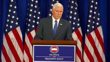 Pence reports all Cabinet nominees have been named