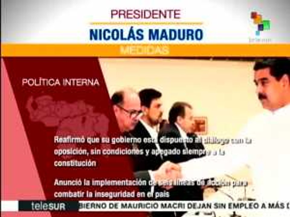 Nuevas medidas del gobierno de Venezuela