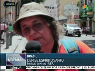 Estudiantes de Univ. de Río de Janeiro rechazan posible privatización