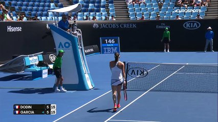 Faire un poteau rentrant... au tennis! Oui c'est possible