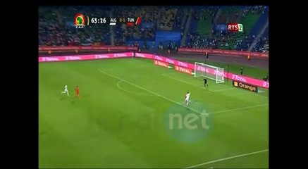 Algérie mené par 2 buts à 0 par la Tunisie