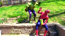 Frozen Elsa Vs Skeleton Vs Hulk Vs Spidermans Snack! Fun Superhero Movie in Real Life