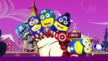 Finger Family Minions Song | Children Songs | Captain America Minions Nursery Rhymes for Kids