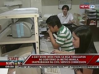 SONA: 4-day work week para sa mga tanggapan ng gobyerno sa Metro Manila, inaprubahan ng CSC