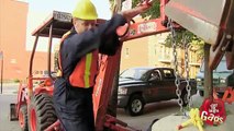 Man Crushed by Cement Prank - Just For Laughs Gags