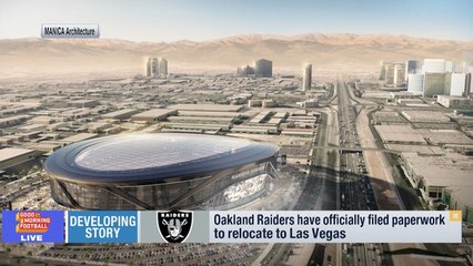 Raiders officially file Las Vegas relocation paperwork