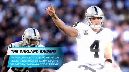 Oakland Raiders file to relocate to Las Vegas