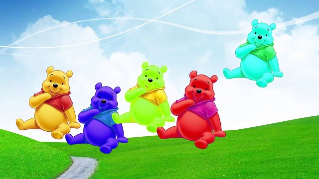 WINNIE THE POOH TOYS Finger Family Cartoon Animation Nursery Rhymes For Children