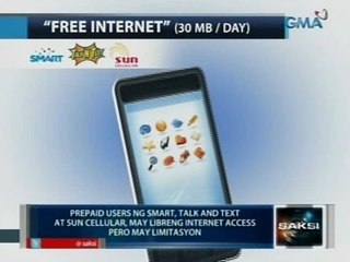 Mga naka-Smart, Talk 'N Text at Sun Cellular prepaid, 2 buwang may libreng internet access