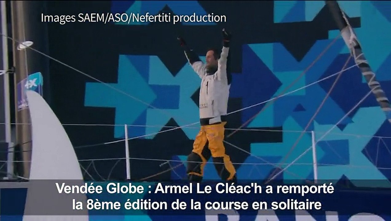 Vendée Globe: Armel Le Cléac'h triomphe avec majesté