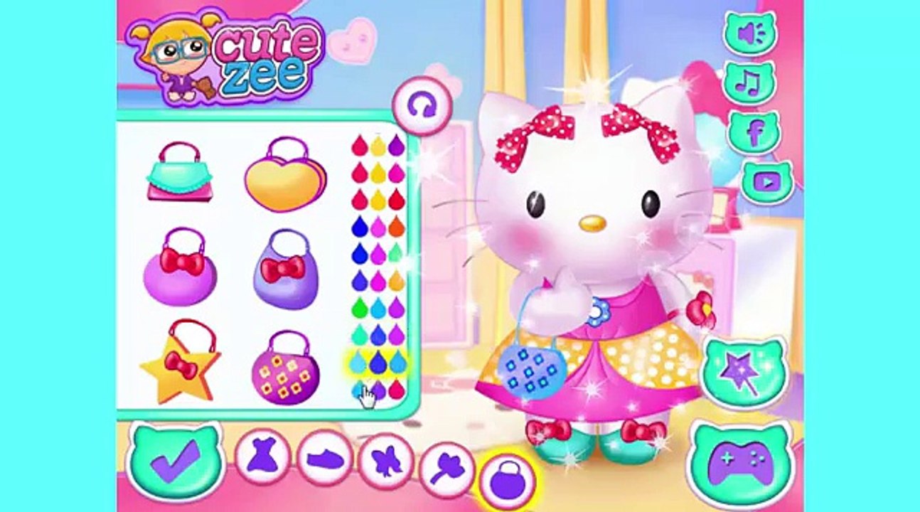 Hello Kitty. Китти собирается на выпускной. Китти готовит томатный пирог. Игры для девочек