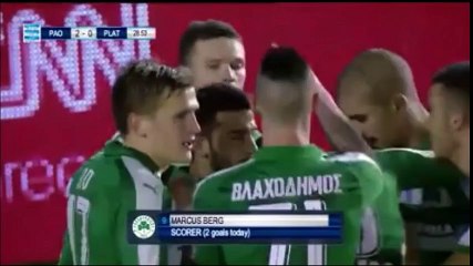 Panathinaikos vs Platanias 2-1 All Goals & Highlights HD 19.01.2017