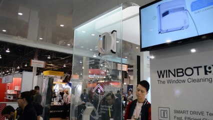 Winbot The Window Cleaning Robot CES 2017 #CES2017