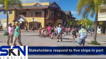 Stakeholders respond to five ships in port