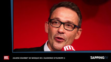 Audiences radio : Julien Courbet sur RTL se moque en chanson d'Europe 1 (vidéo)