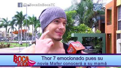 Thor 7 se quedó solito en Ecuador, él no viajó con Mafer a Colombia