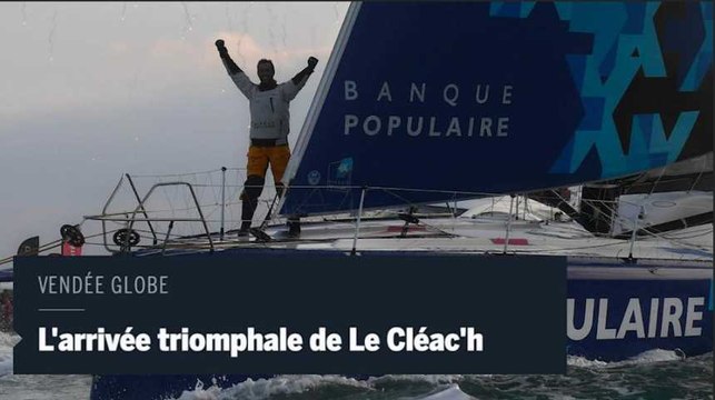 Vendée Globe : l'arrivée triomphale de Le Cléac'h