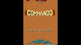 Commando On MAME Emulator.