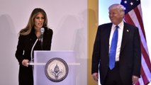 Melania Trump briefly addresses Cabinet nominees at luncheon
