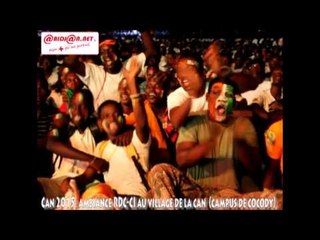 CAN 2015: ambiance rencontre Côte d'Ivoire - Congo, au campus de Cocody