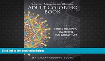 PDF [FREE] DOWNLOAD  Flowers, Mandalas and Animals: Adult Coloring Book: Stress Relieving Patterns