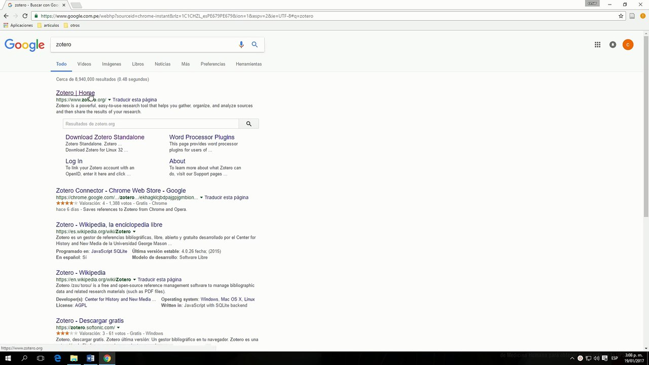 2. ¿Como instalar el zotero?