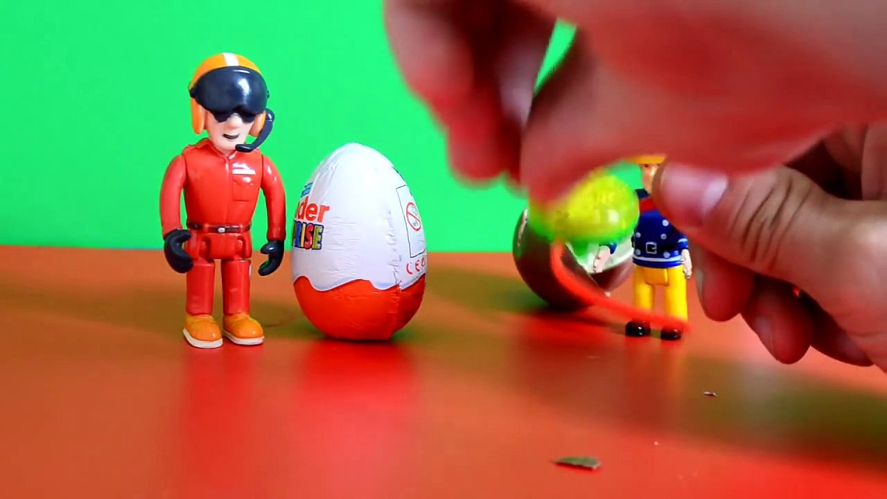 fireman sam kinder eggs